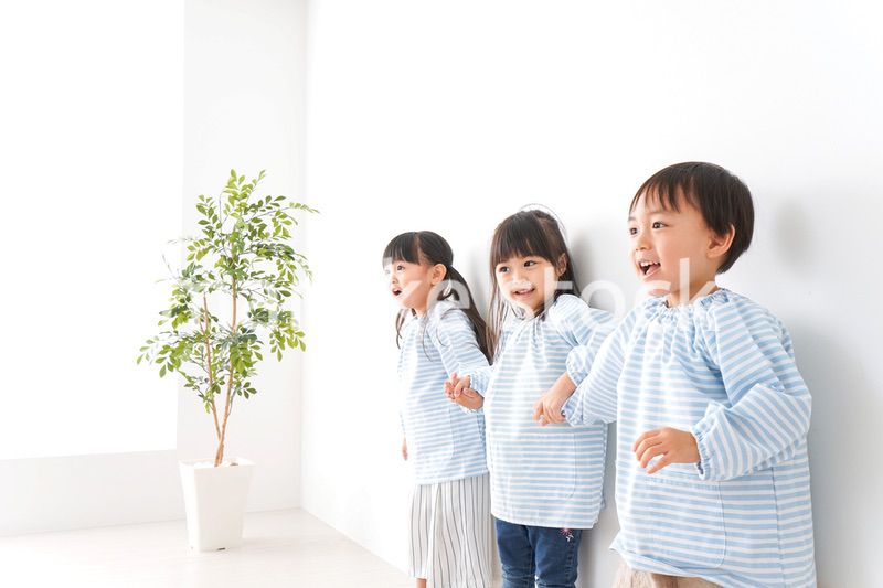 Children playing with friends