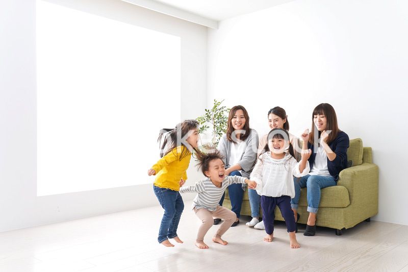 お母さんと子供たち