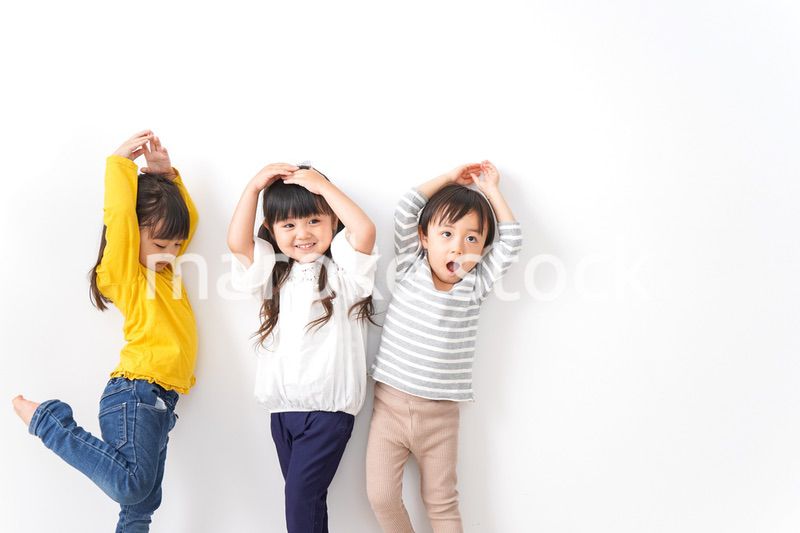 Children playing with friends