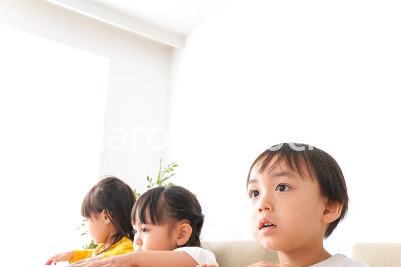 Children playing with friends