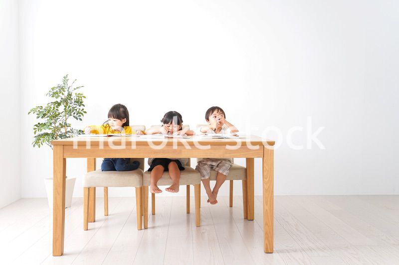 Children playing with friends