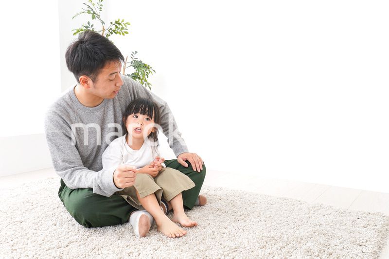 女の子とお父さん