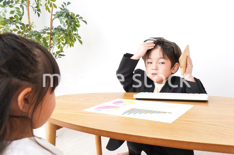 会議をするビジネスパーソン