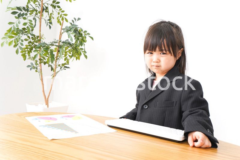 怒るビジネスウーマン