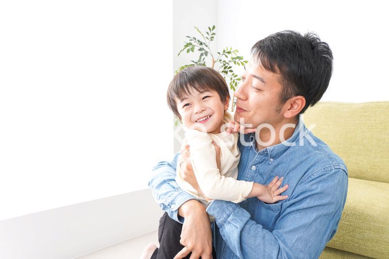 お父さんと息子・イクメン