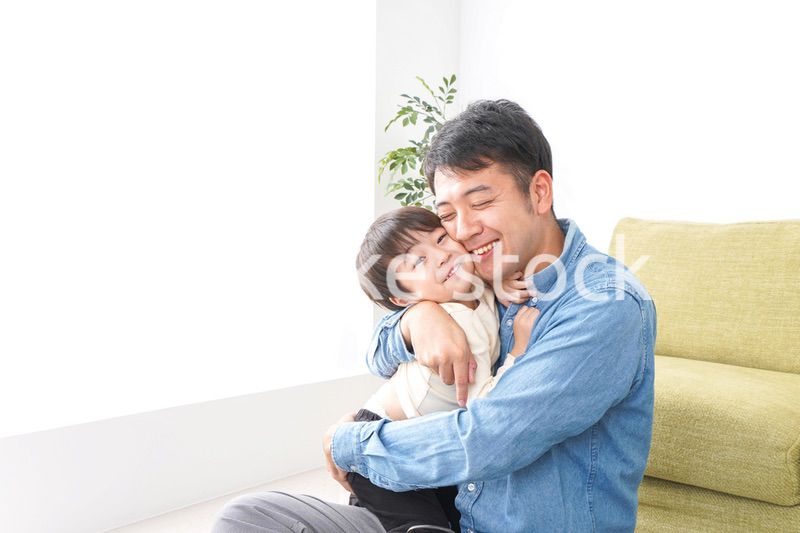 お父さんと息子・イクメン