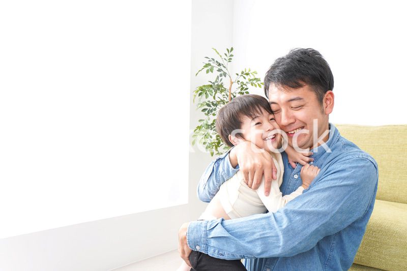 お父さんと息子・イクメン