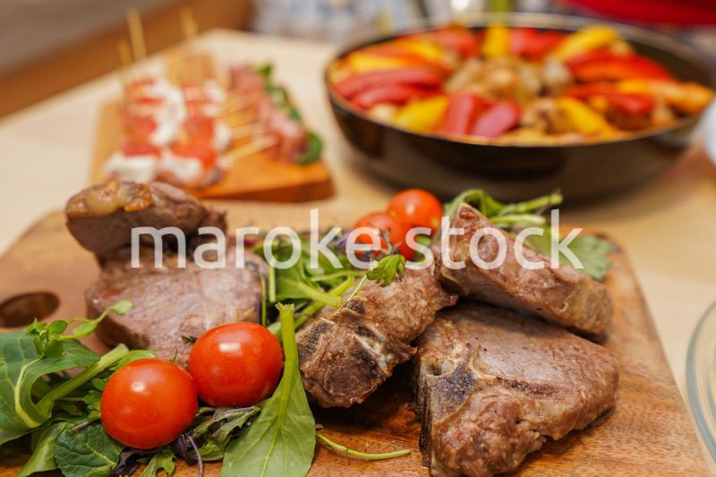 手作りのディナーパーティ