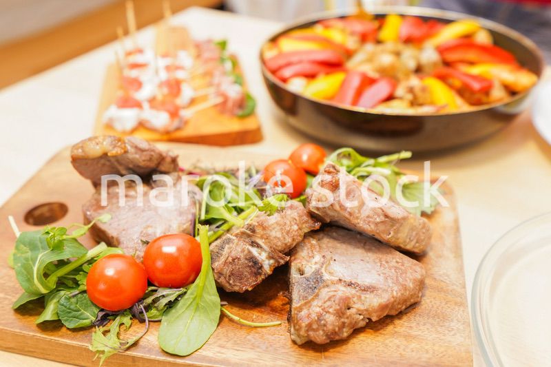 手作りのディナーパーティ