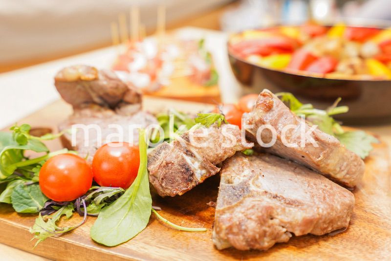 手作りのディナーパーティ