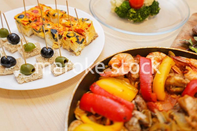 手作りのディナーパーティ