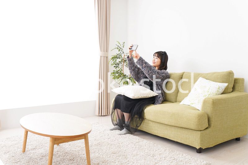 Young vloger streaming her content