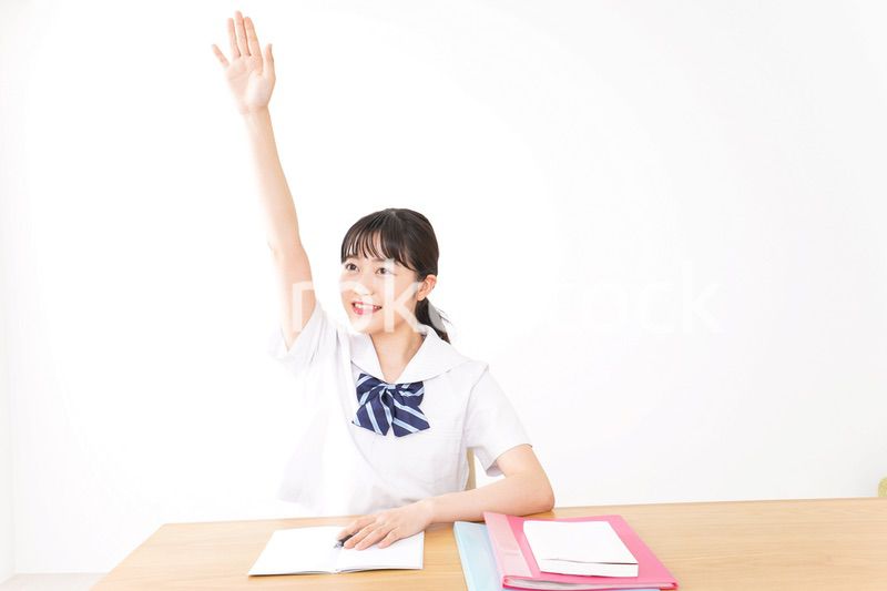 Young woman studying