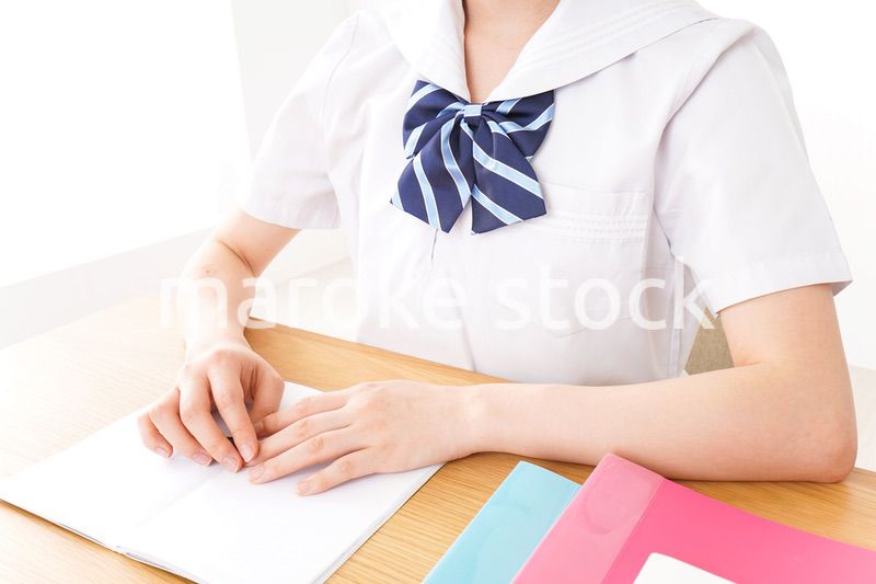 Young woman studying