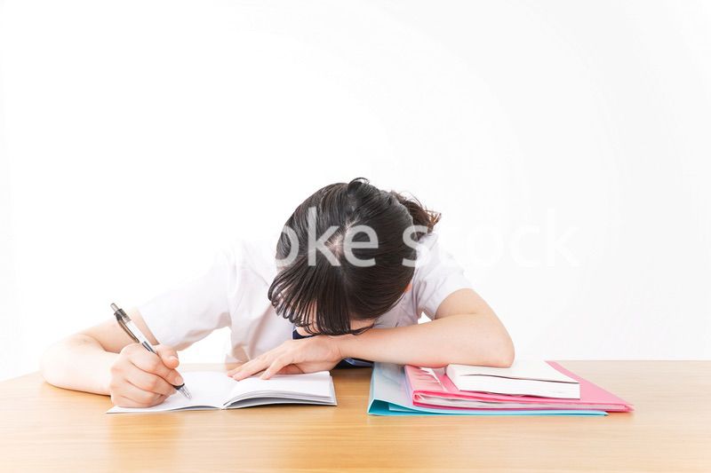 Young student having trouble