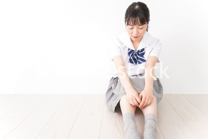 Young student having trouble