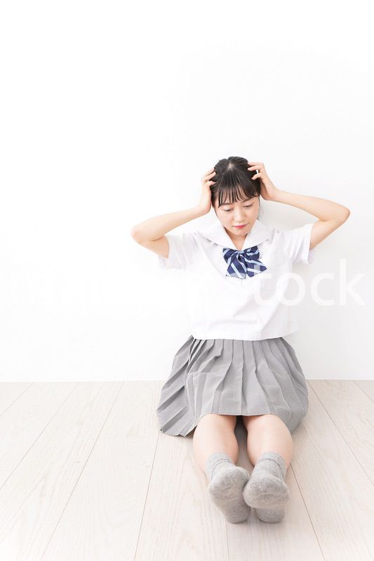 Young student having trouble