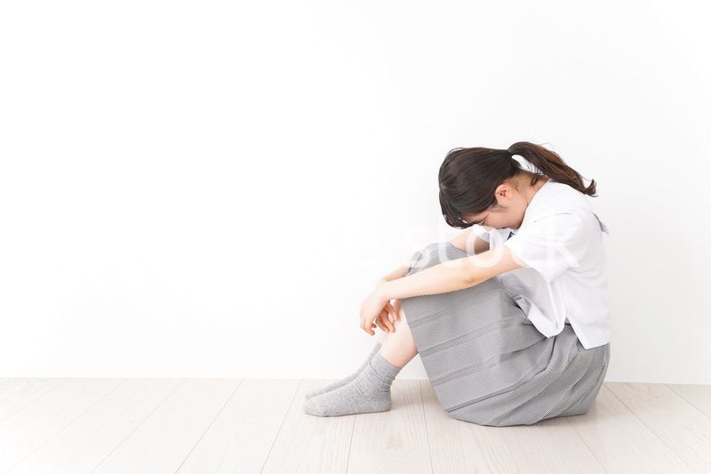 Young student having trouble