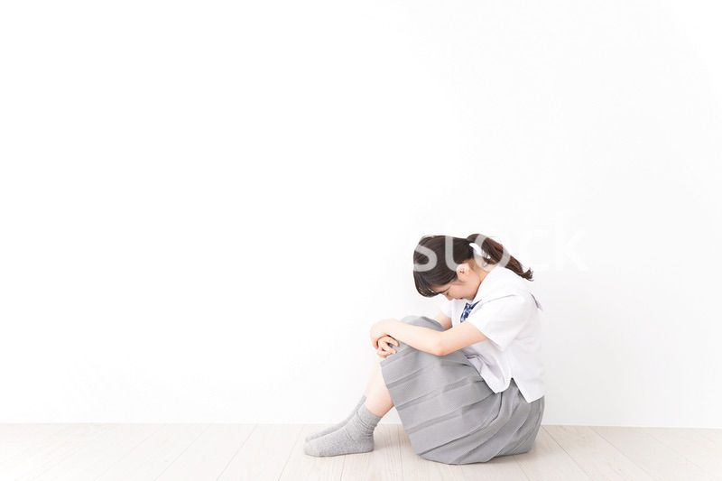 Young student having trouble