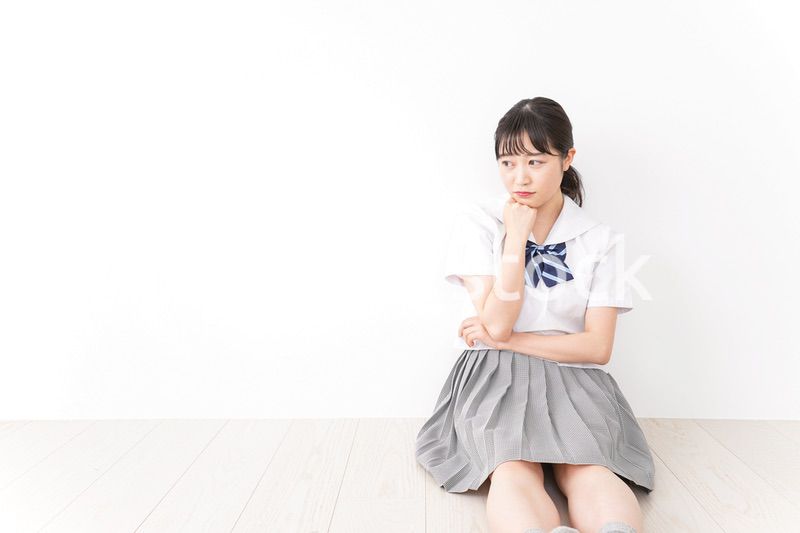 Young student having trouble