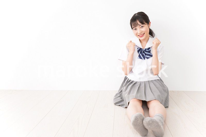 笑顔の若い学生