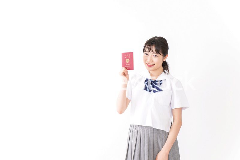 Young student study abroad