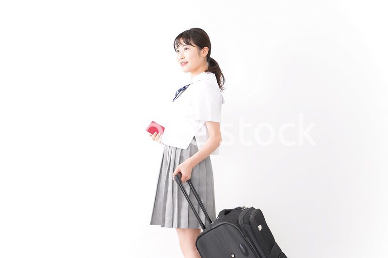 Young student study abroad