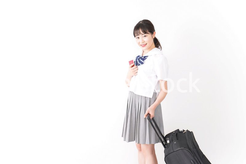 Young student study abroad