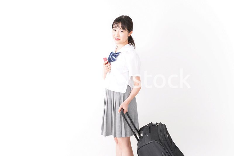 Young student study abroad