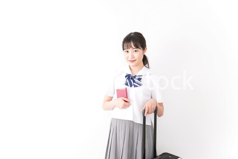 Young student study abroad