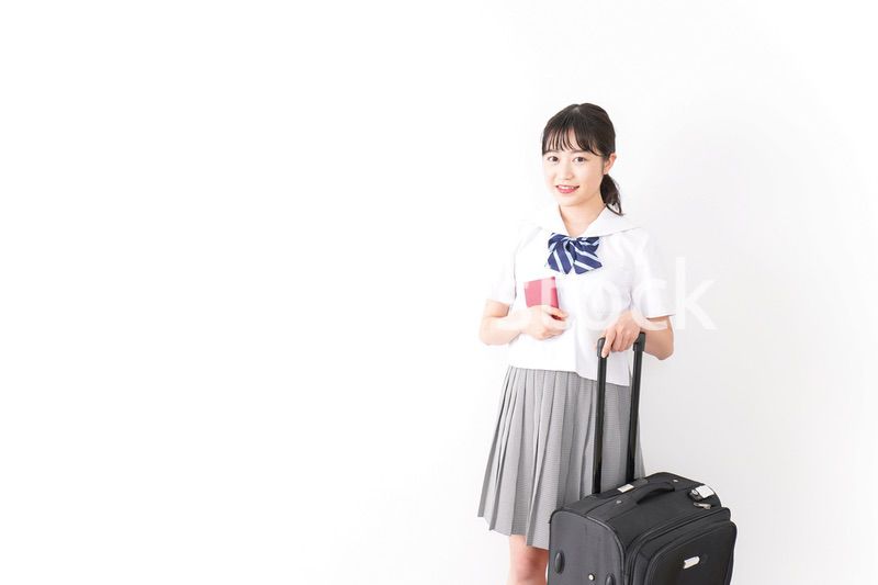 Young student study abroad