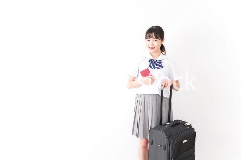 Young student study abroad