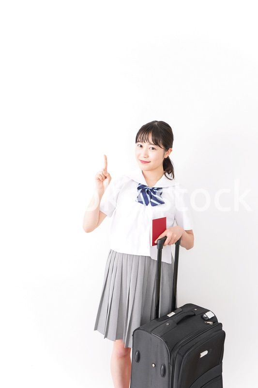 Young student study abroad