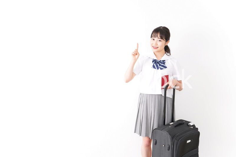 Young student study abroad