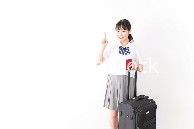 Young student study abroad