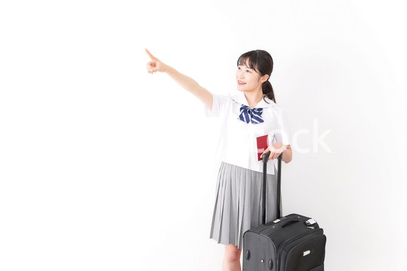 Young student study abroad