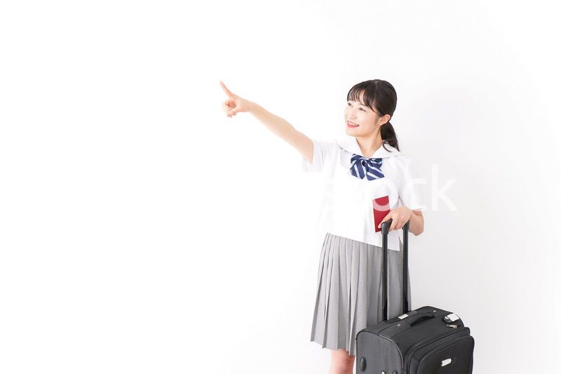 Young student study abroad