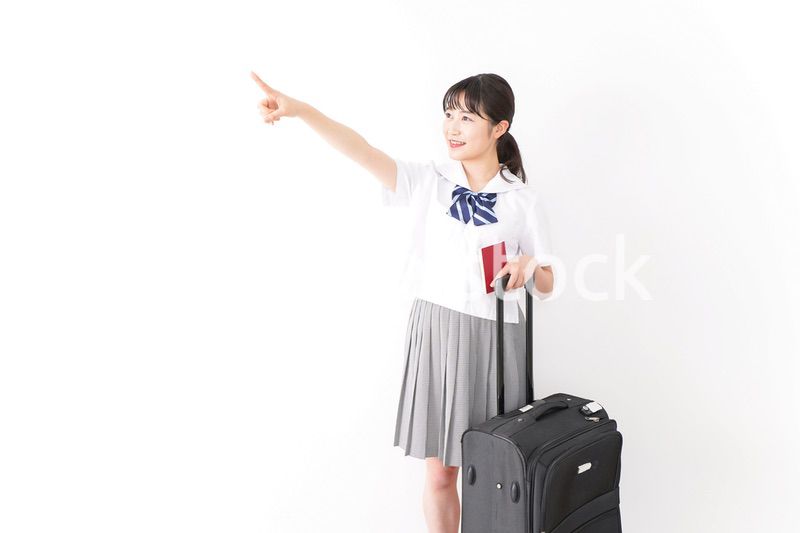 Young student study abroad