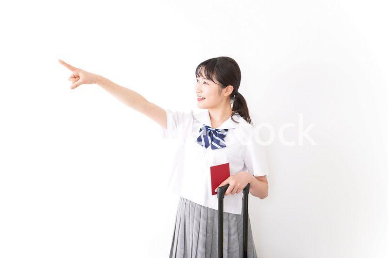 Young student study abroad