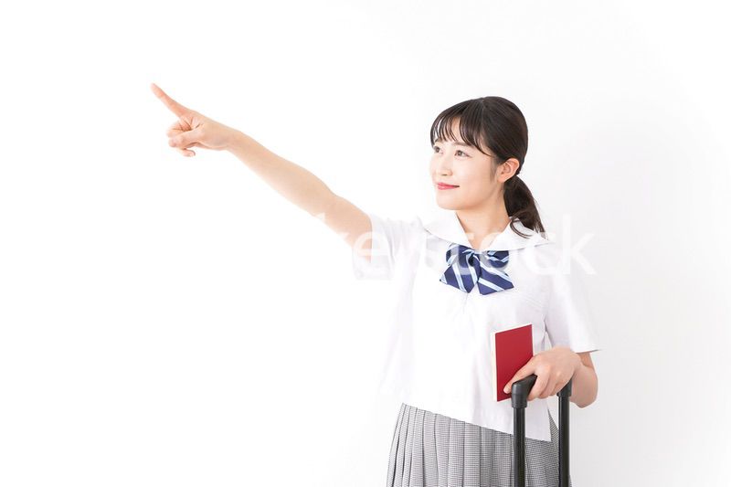 Young student study abroad