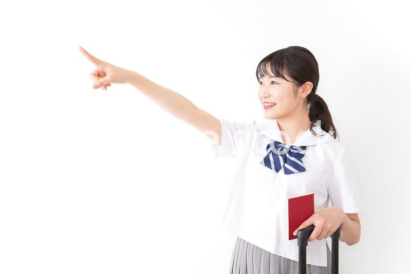 Young student study abroad