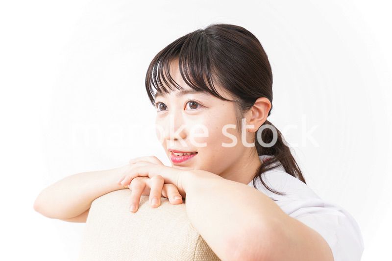 笑顔の若い学生