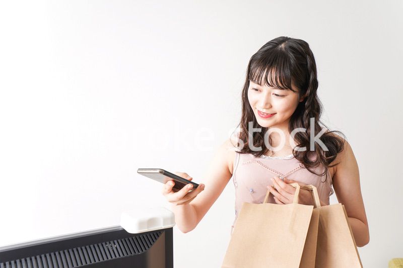 キャッシュレス・スマホ決済・クレジットカード決済イメージ