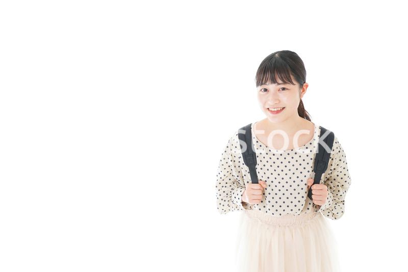 笑顔の若い女性ポートレート