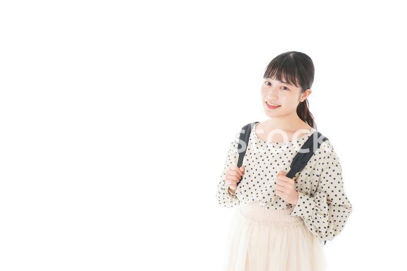 笑顔の若い女性ポートレート