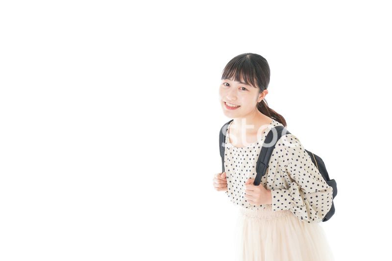 笑顔の若い女性ポートレート