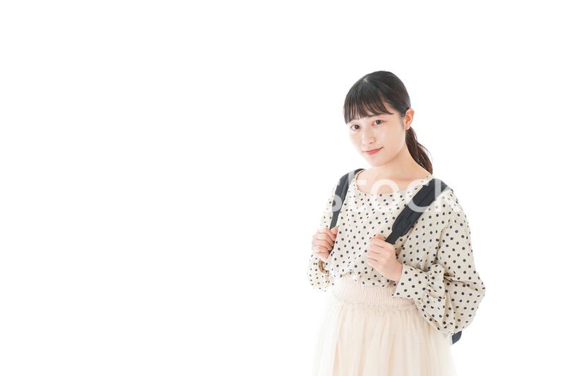 笑顔の若い女性ポートレート