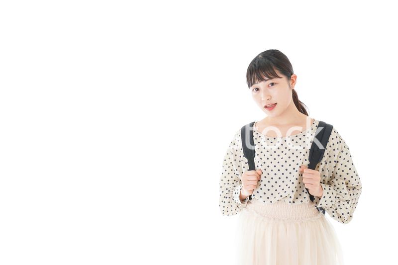 笑顔の若い女性ポートレート