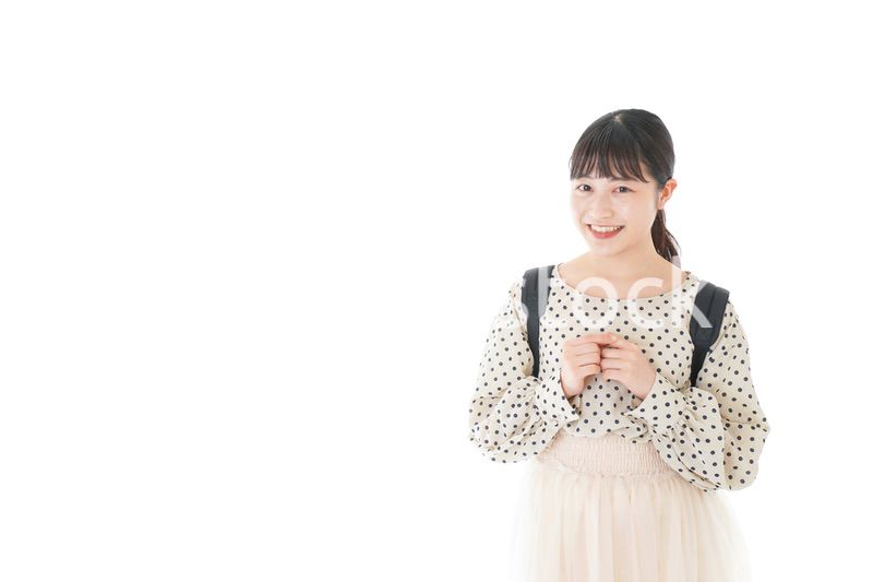 笑顔の若い女性ポートレート