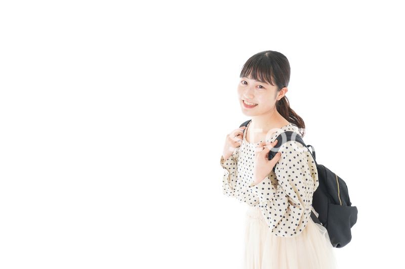 笑顔の若い女性ポートレート